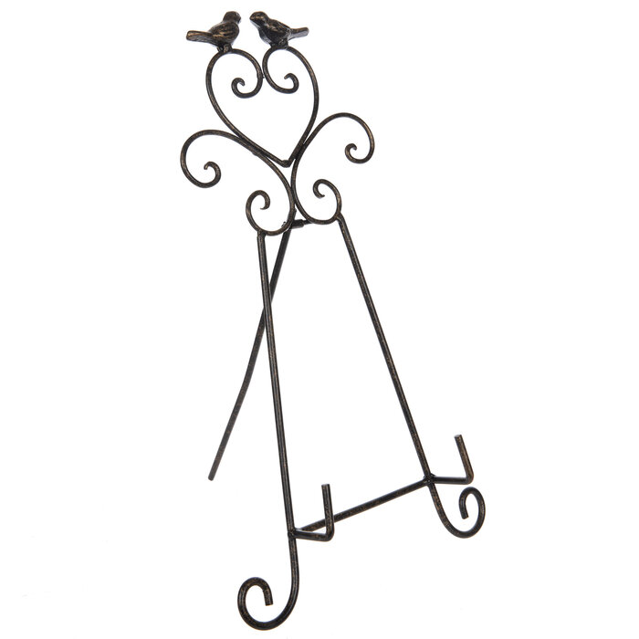 Rustic Heart & Birds Metal Easel Hobby Lobby 2139780