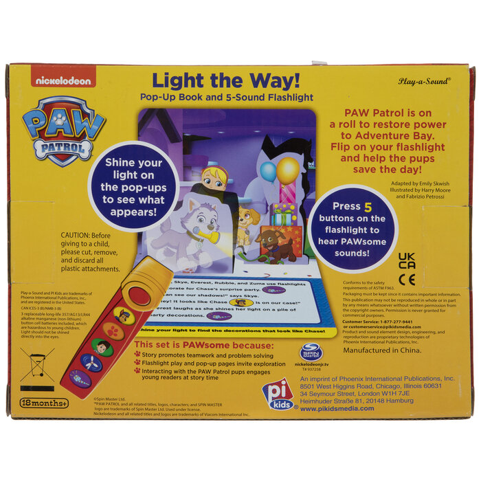 Paw Patrol PopUp Book & Flashlight Hobby Lobby 2225837