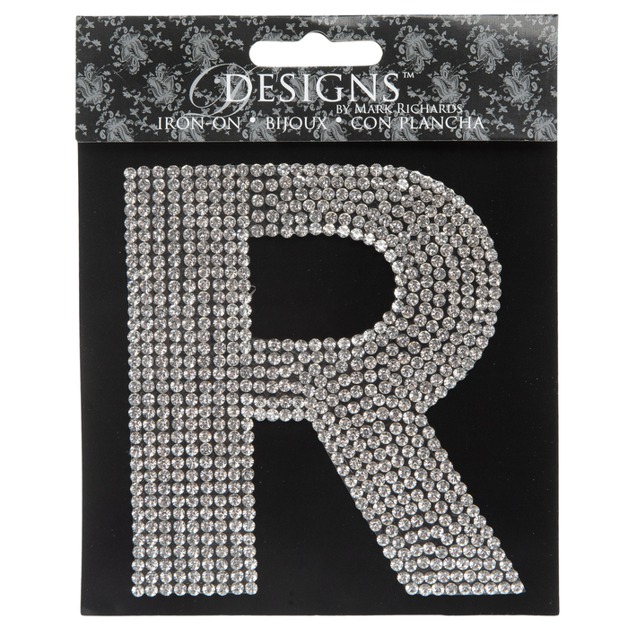 Rhinestone Letter IronOn Applique R Hobby Lobby 1098482