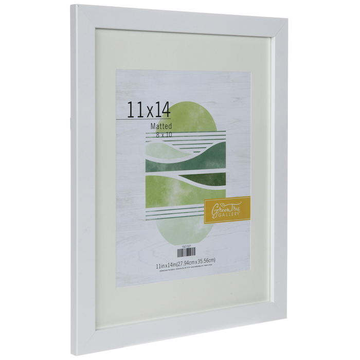 White Wood Wall Frame With Mat 11" x 14" Hobby Lobby 1921337