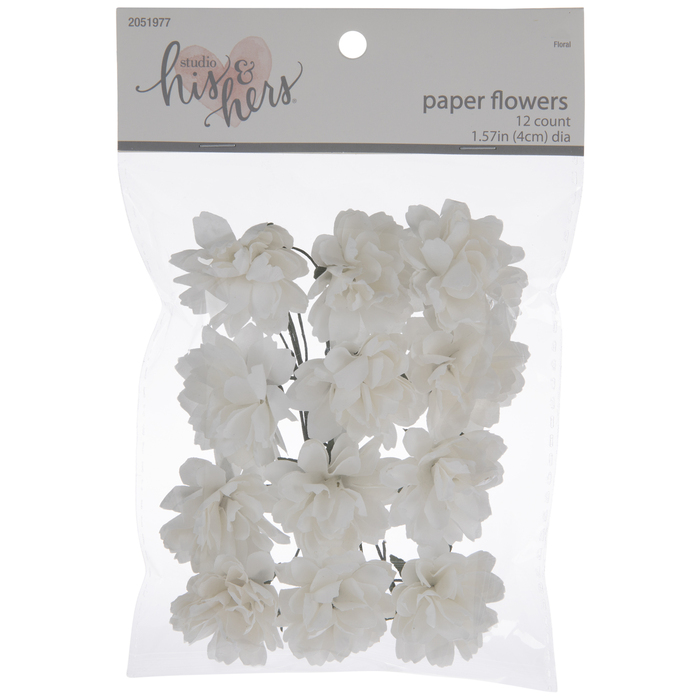 White Paper Flowers Hobby Lobby 2051977