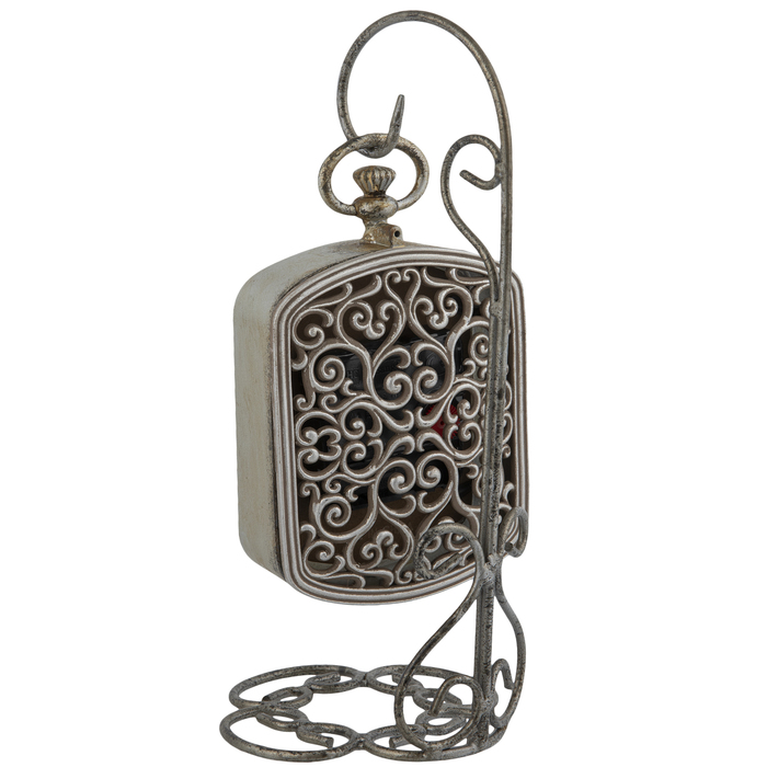 Silver Distressed Metal Clock With Stand Hobby Lobby 1382886