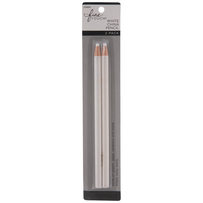 White The Fine Touch China Pencils 2 Piece Set Hobby Lobby 2155919