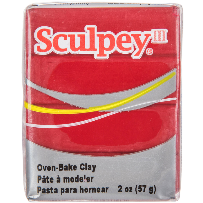 Red Sculpey III Clay 2 Ounce Hobby Lobby 246900