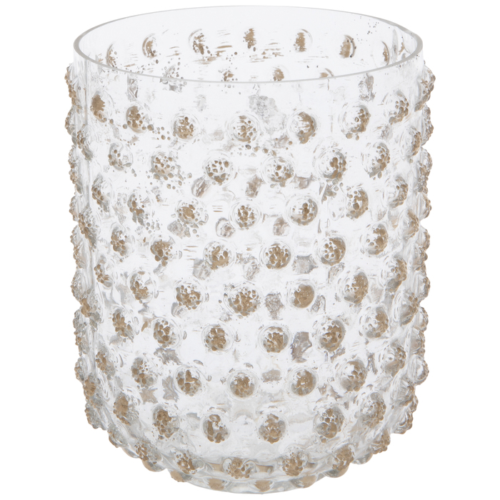 Gold Textured Hobnail Glass Candle Holder Hobby Lobby 1961002