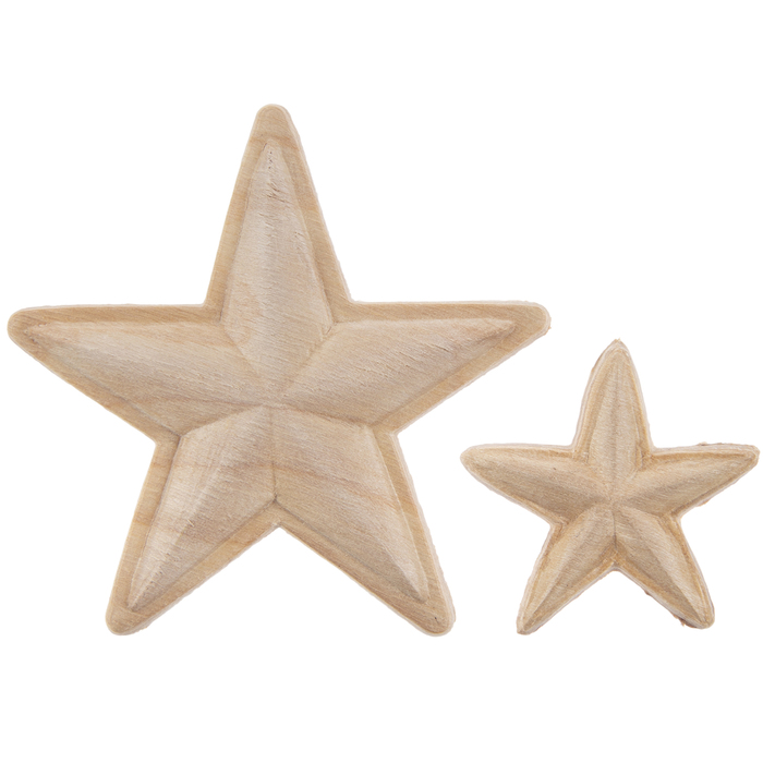 Star Wood Appliques Hobby Lobby 645002