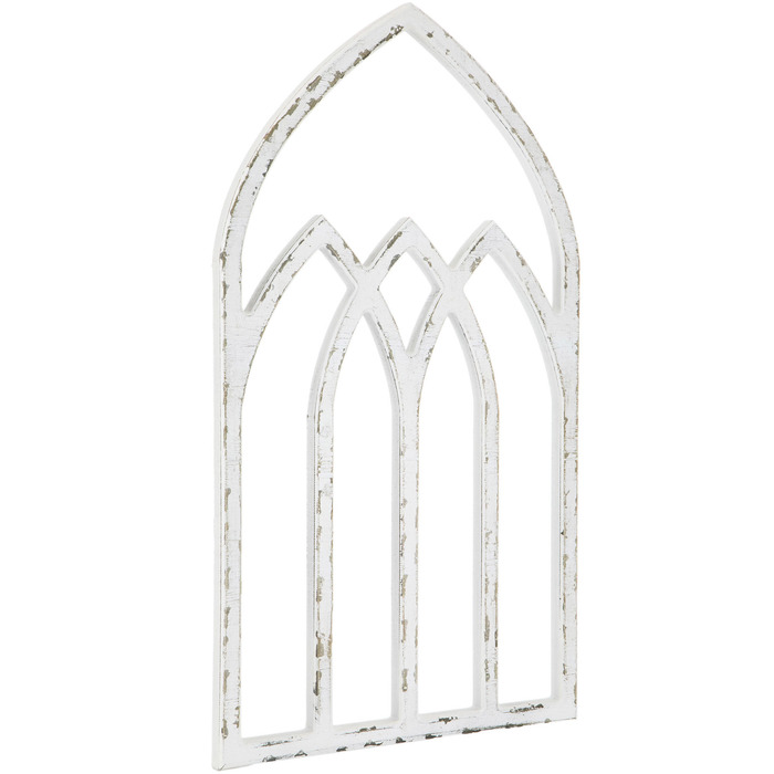 Distressed White Arched Wood Wall Decor Hobby Lobby 1640333