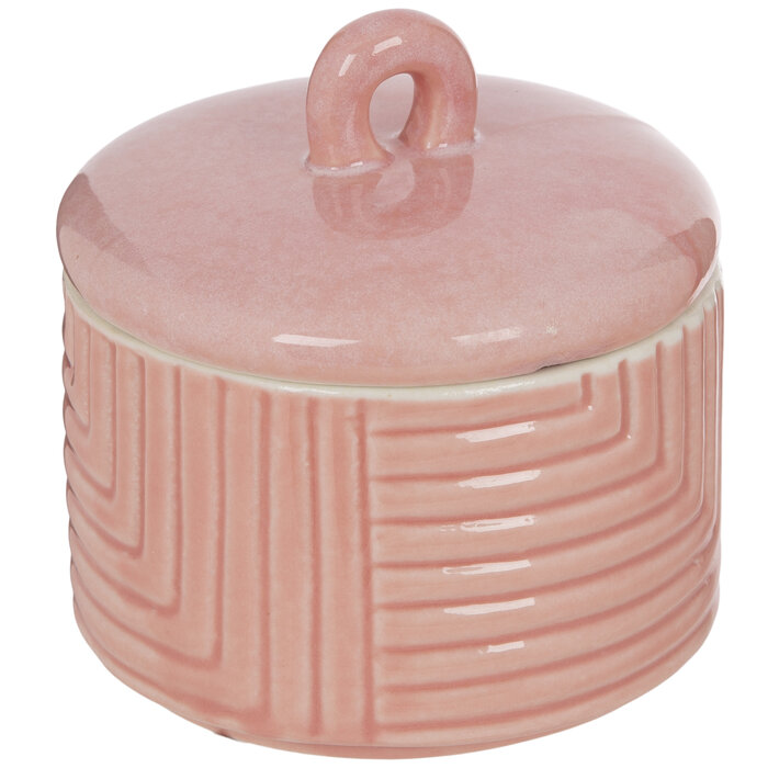 Blush Geometric Lines Canister Hobby Lobby 5722863