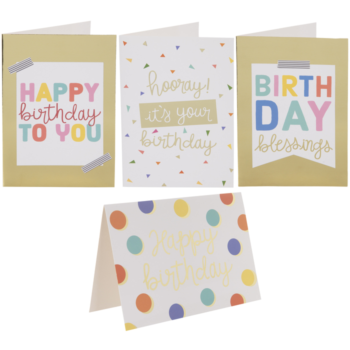 Gold Foil Happy Birthday Cards Hobby Lobby 1922160