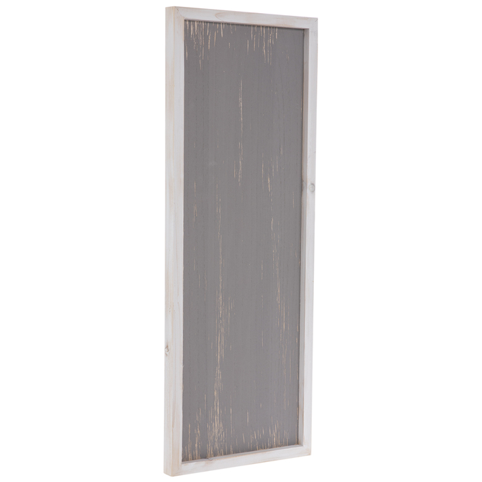 Gray & White Rectangle Wood Wall Decor Hobby Lobby 1916592