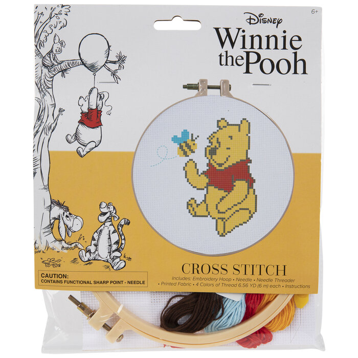 Disney Winnie The Pooh Stamped Cross Stitch Kit Hobby Lobby 2289510