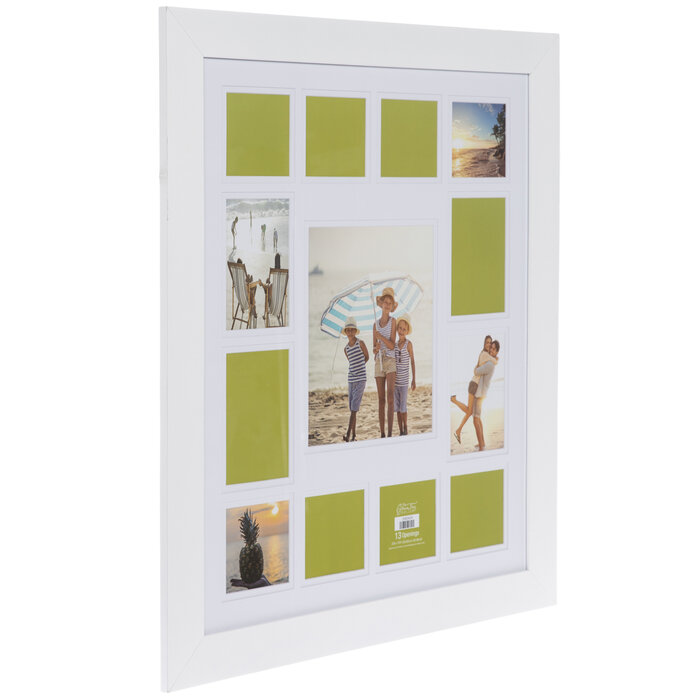 White Wood Collage Wall Frame Hobby Lobby 2060424