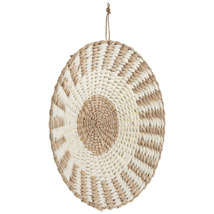 Cream & Natural Striped Basket Wall Decor Hobby Lobby 2185262
