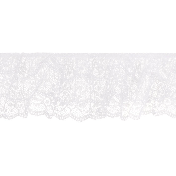 White Ruffled Lace Trim Hobby Lobby 611574