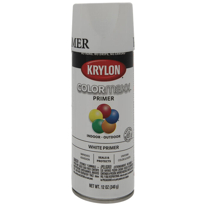 White Krylon ColorMaxx Spray Paint Primer Hobby Lobby 799650