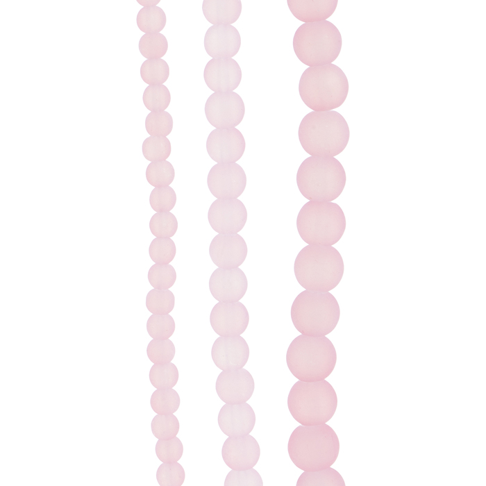 Pink Matte Glass Bead Strands Hobby Lobby 1812726