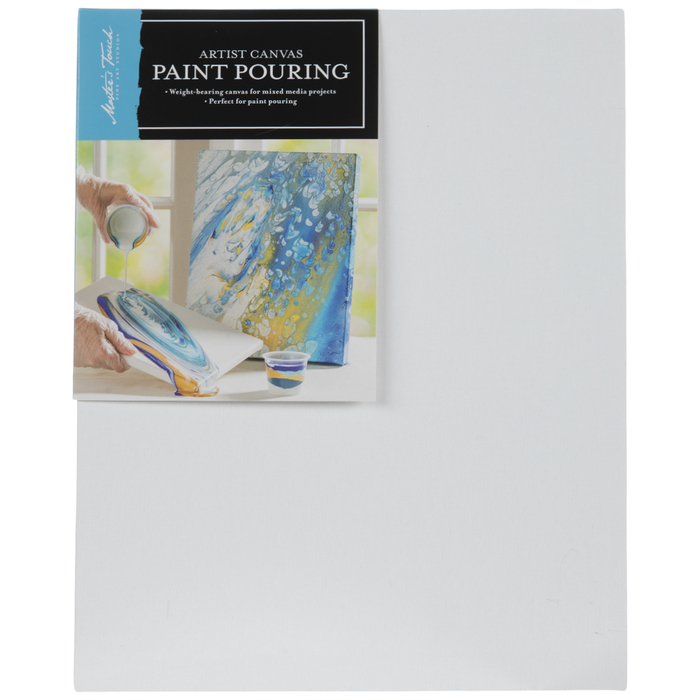 Master's Touch Paint Pouring Blank Canvas 8" x 10" Hobby Lobby