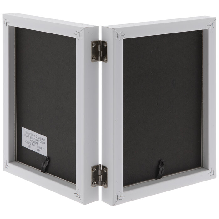 White Hinged Collage Frame 5" x 7" Hobby Lobby 2118735