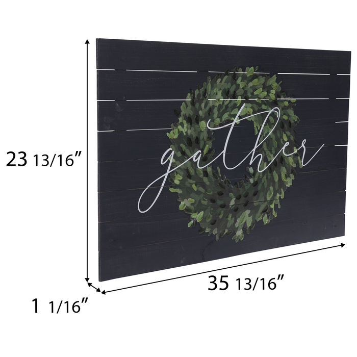 Gather Wreath Pallet Wood Wall Decor Hobby Lobby 1657410