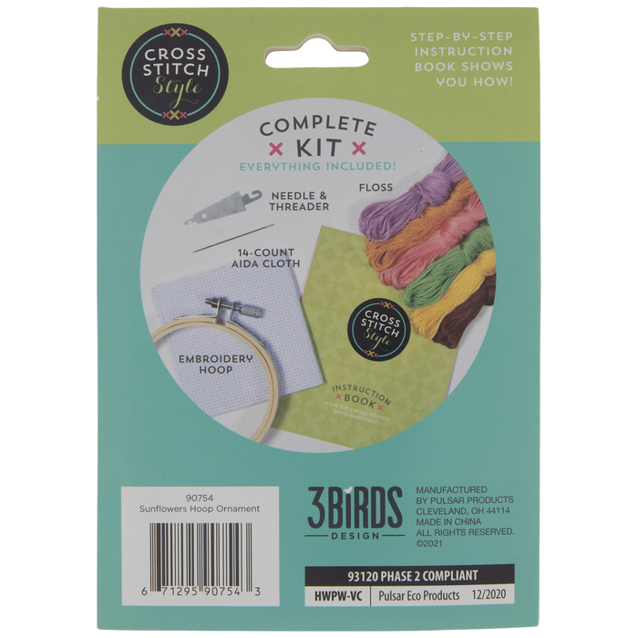 Sunflower Cross Stitch Kit Hobby Lobby 2052249