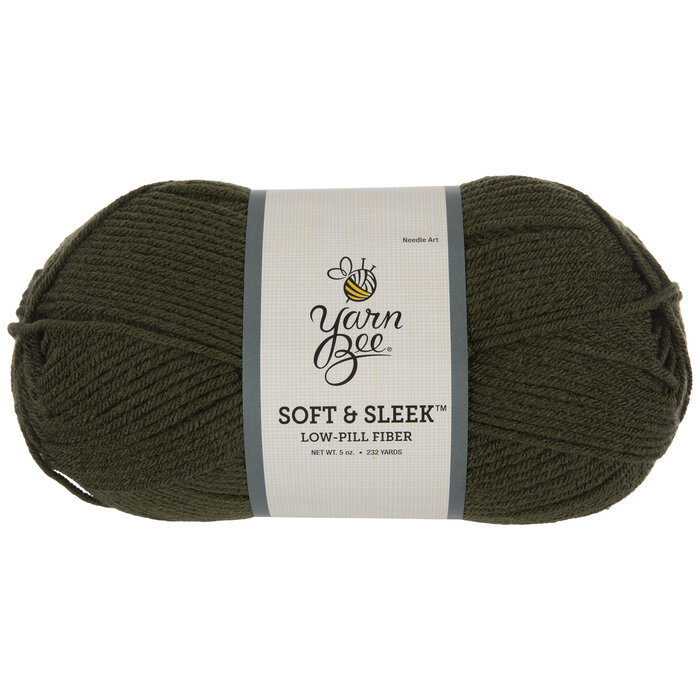 Olive Yarn Bee Soft & Sleek Yarn Hobby Lobby 2088862