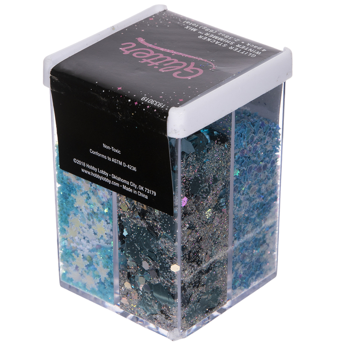 Winter Shimmer Glitter Stacker Hobby Lobby 1933019