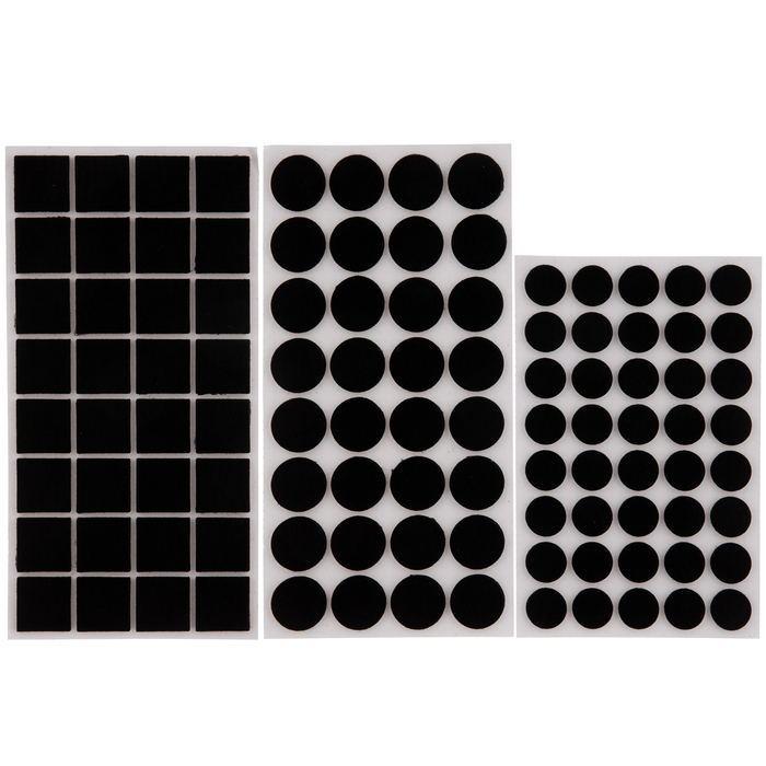 Black Round & Square Felt Pads Hobby Lobby 1894765