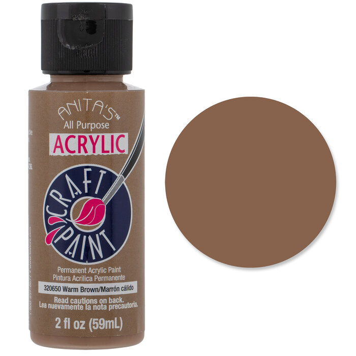 Warm Brown Anita's Acrylic Paint Hobby Lobby 1525856