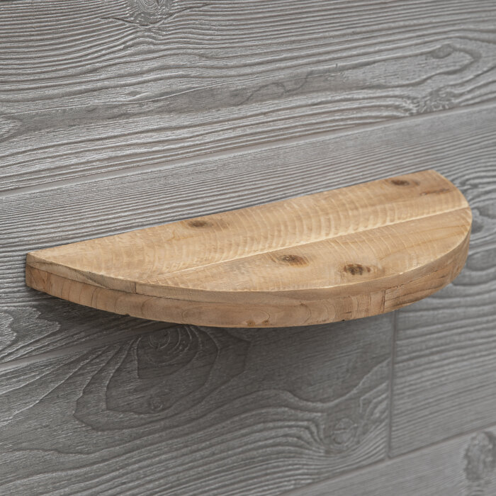 Semicircle Floating Wood Wall Shelf Hobby Lobby 2178937