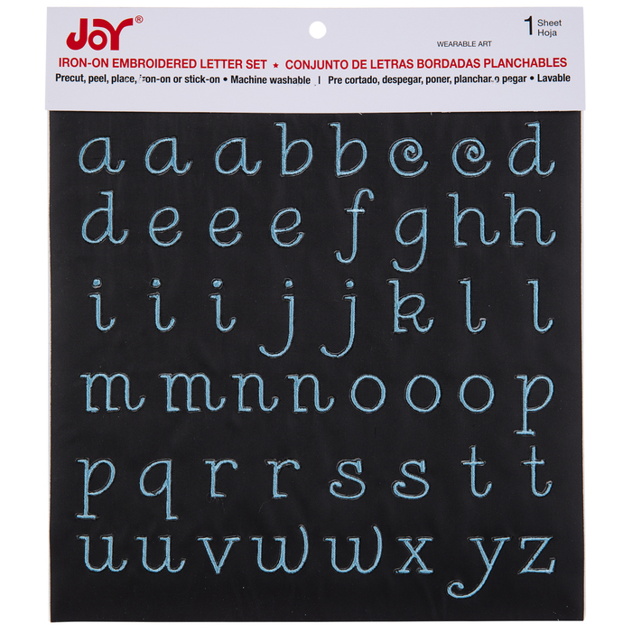 Embroidered Letter IronOn Applique Alphabet Hobby Lobby
