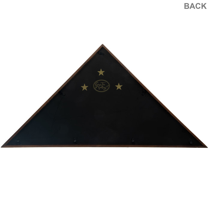 Vintage Walnut Veteran Flag Case Hobby Lobby 1504026