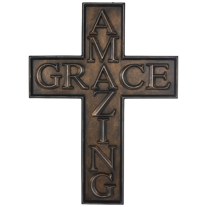 Amazing Grace Bronze Look Wall Cross Hobby Lobby 2223352
