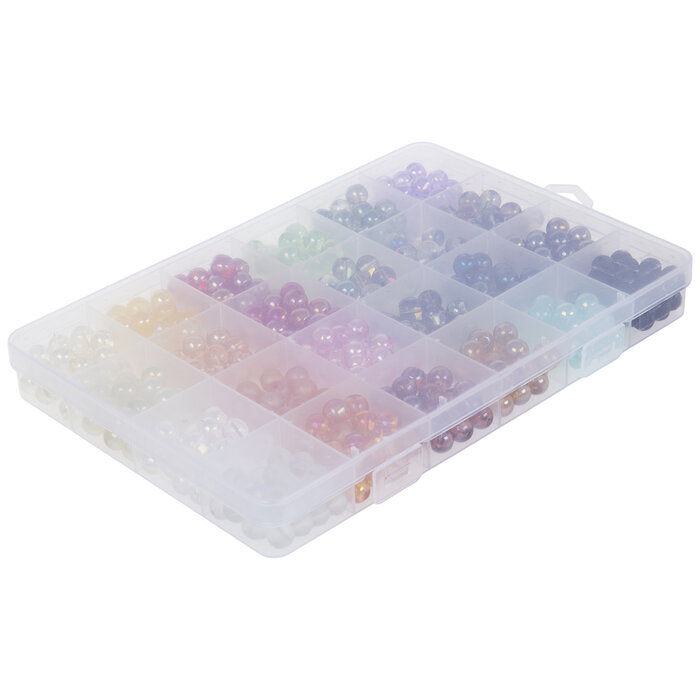 Round Glass Bead Mix 8mm Hobby Lobby 2204683