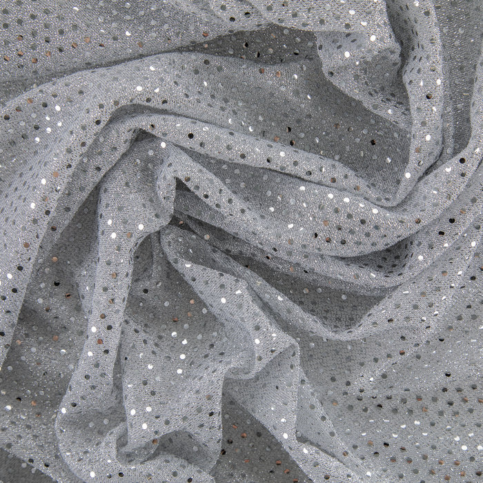 Silver Sequin Fabric 2mm Hobby Lobby 639526