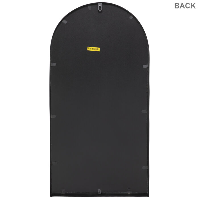Matte Black Arched Metal Wall Mirror Hobby Lobby 1970532