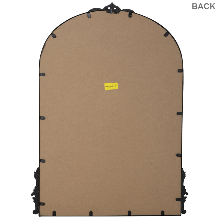 Black Arch & Flourish Wall Mirror Hobby Lobby 2087468