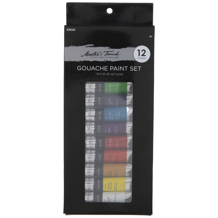 Master's Touch Gouache Paint 12 Piece Set Hobby Lobby 636324