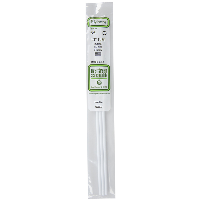 Polystyrene Tubes 6.3mm Hobby Lobby 1939073
