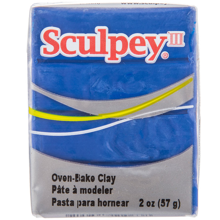 Blue Sculpey III Clay 2 Ounce Hobby Lobby 109587