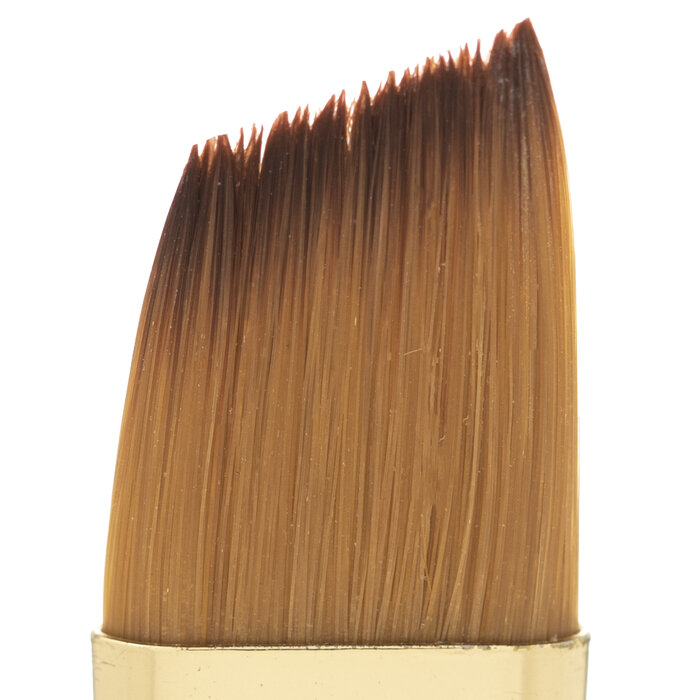 Gold Taklon Angle Shader Paint Brush 3/8" Hobby Lobby 2233096