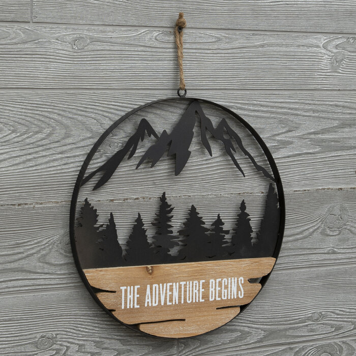 Adventure Begins Metal Wall Decor | Hobby Lobby | 2182301