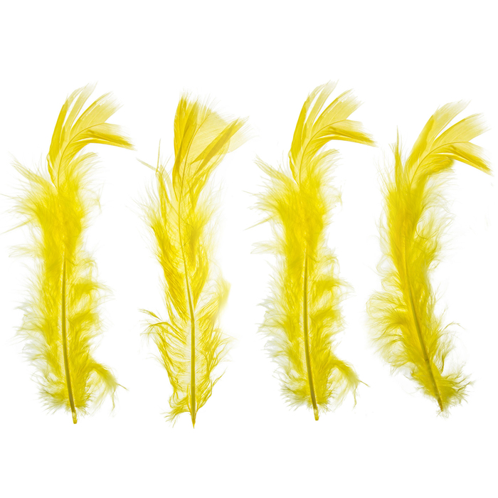 Yellow Feather Fluff Hobby Lobby 561860