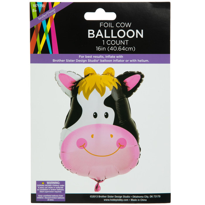 Foil Cow Balloon Hobby Lobby 1871755