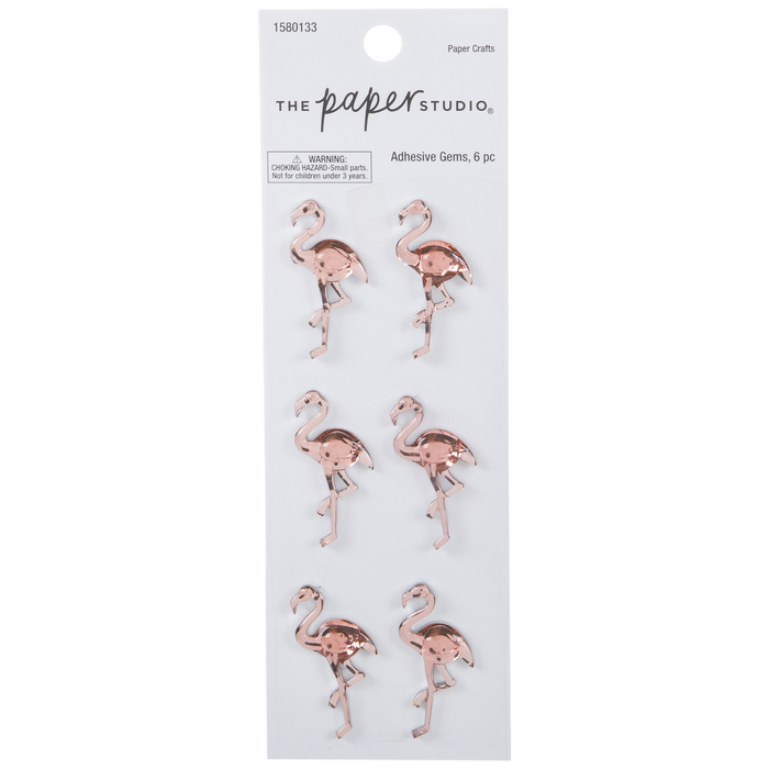 Rhinestone Rosa Flamingo Pegatinas Autoadhesivas Gemas Adornos Hágalo usted mismo Crafts