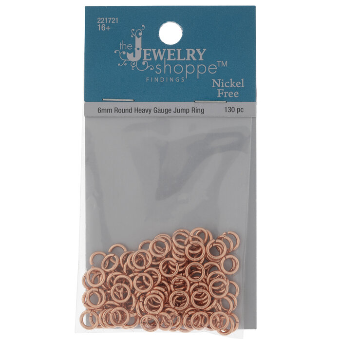 Heavy Gauge Jump Rings 6mm Hobby Lobby 221721