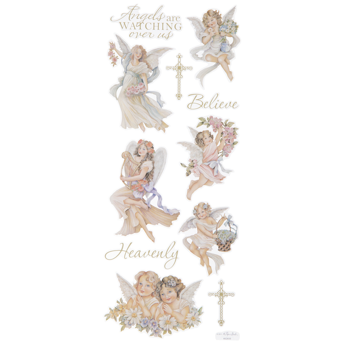 Heavenly Angels Foil Stickers Hobby Lobby 662650