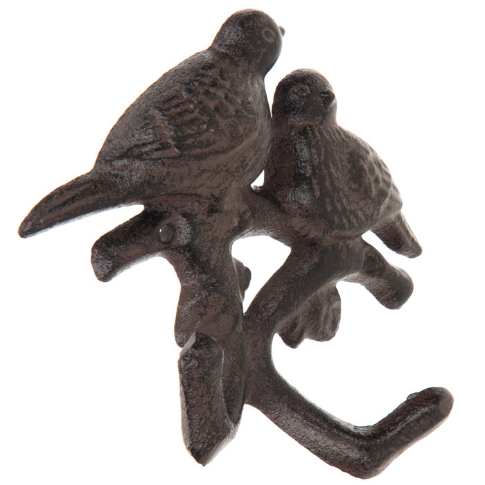 Double Bird Wall Hooks,Cast Iron Free Shipping H-14b