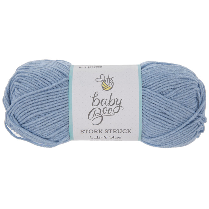 Baby's Blue Baby Bee Stork Struck Yarn Hobby Lobby 1837962