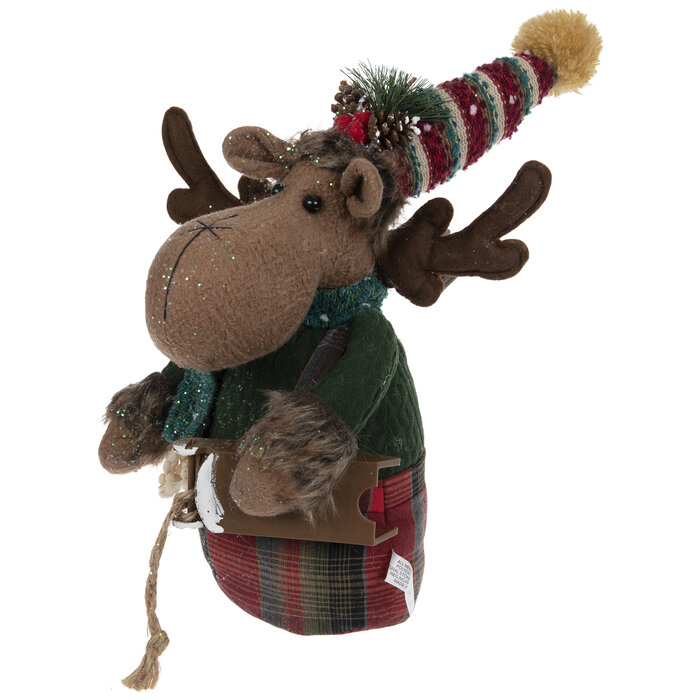 christmas plush moose
