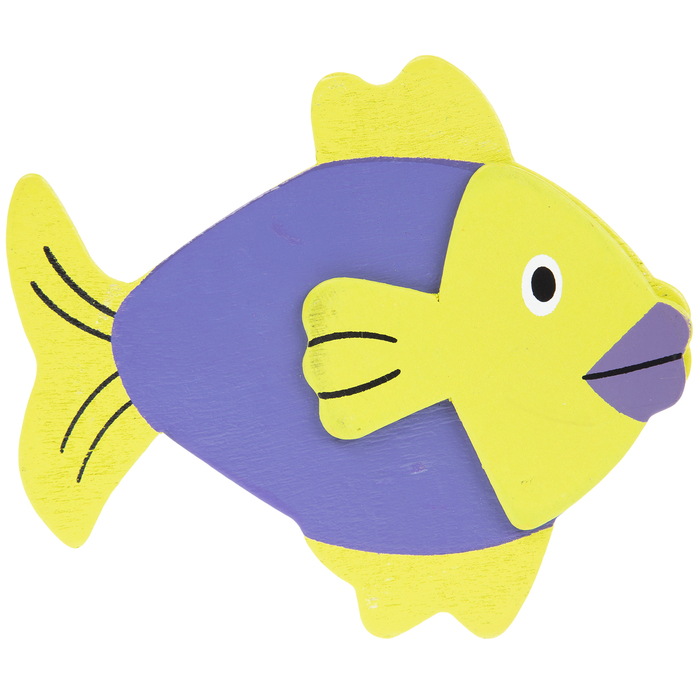 Fish Painted Wood Shape Hobby Lobby 371245